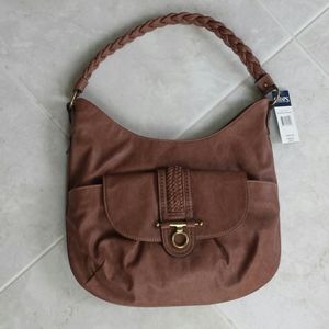 NWT Chaps brown handbag